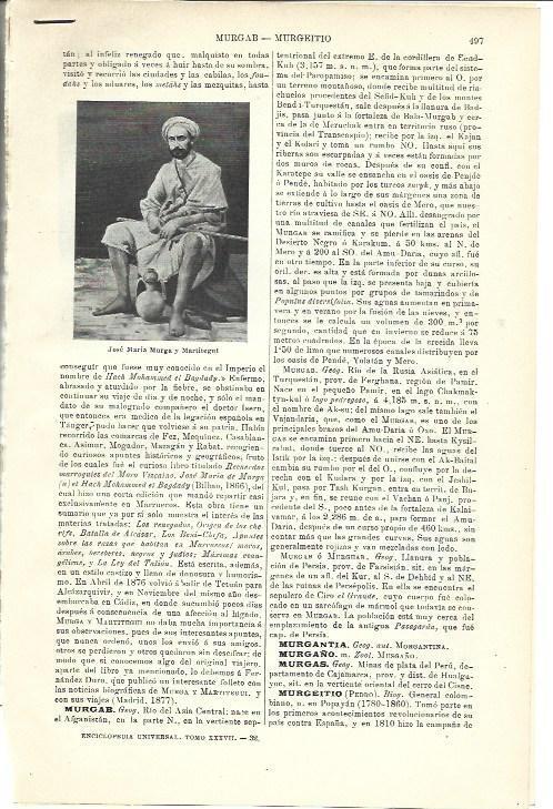 LAMINA ESPASA 39972: Jose Maria Murga y Martitegui