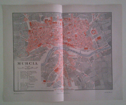 LAMINA ESPASA 39964: Plano de Murcia
