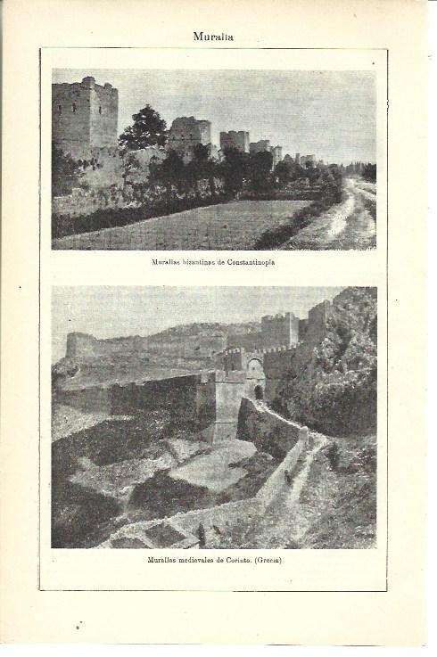 LAMINA ESPASA 39951: Murallas de Estambul y de Corinto