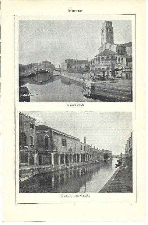 LAMINA ESPASA 39953: Canal de Murano, Italia