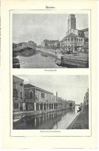 LAMINA ESPASA 39953: Canal de Murano, Italia