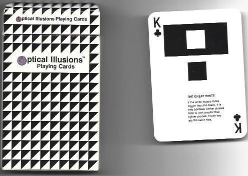 VARIOS 6996: Optical Illusions playing cards