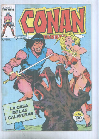 Conan el Barbaro primera edicion numero 062 (numerado 2 en trasera)
