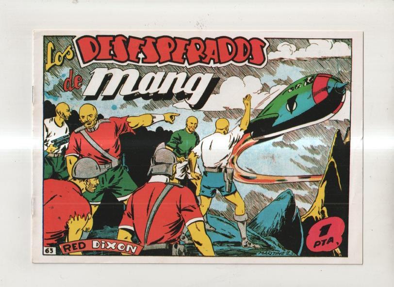 Facsimil: Red Dixon 1ª  serie numero 63: Los desesperados de Mang