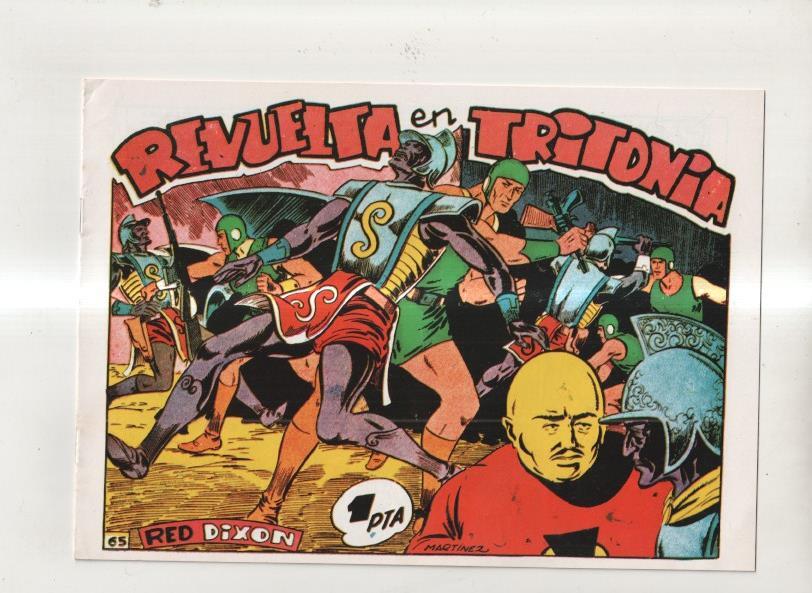 Facsimil: Red Dixon 1ª  serie numero 65: Revuelta en Tritonia