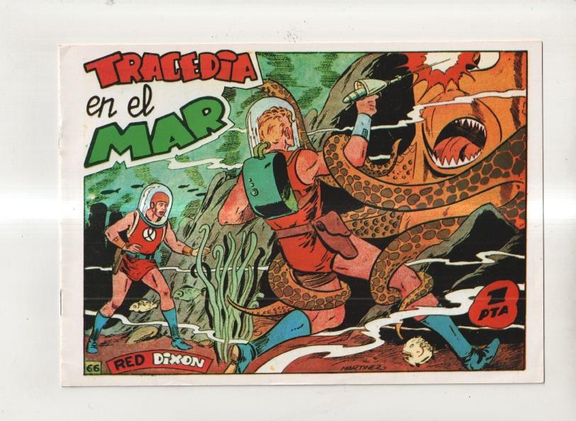 Facsimil: Red Dixon 1ª  serie numero 66: Tragedia en el mar
