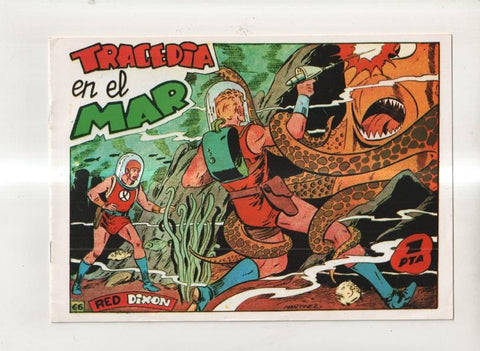 Facsimil: Red Dixon 1ª  serie numero 66: Tragedia en el mar