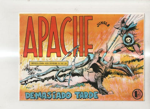 Facsimil: Apache primera serie numero 41: Demasiado tarde