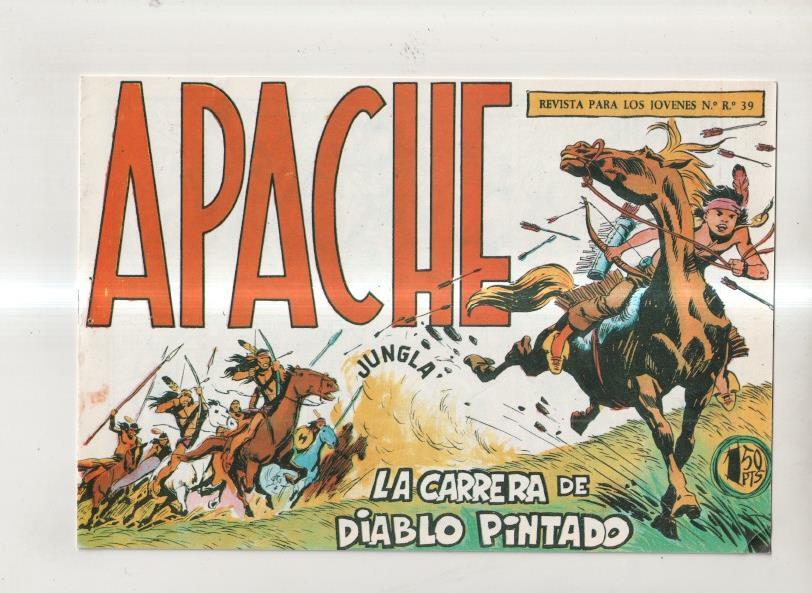 Facsimil: Apache primera serie numero 40: La carrera de diablo pintado