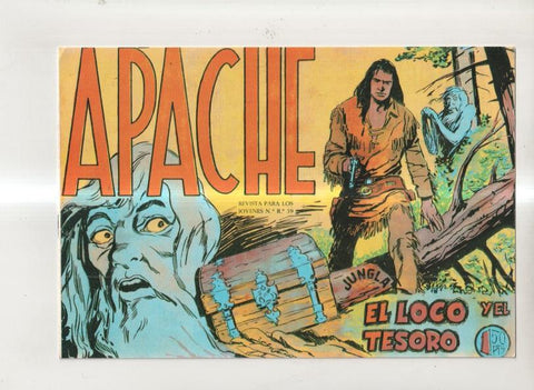 Facsimil: Apache primera serie numero 35: El loco y el tesoro
