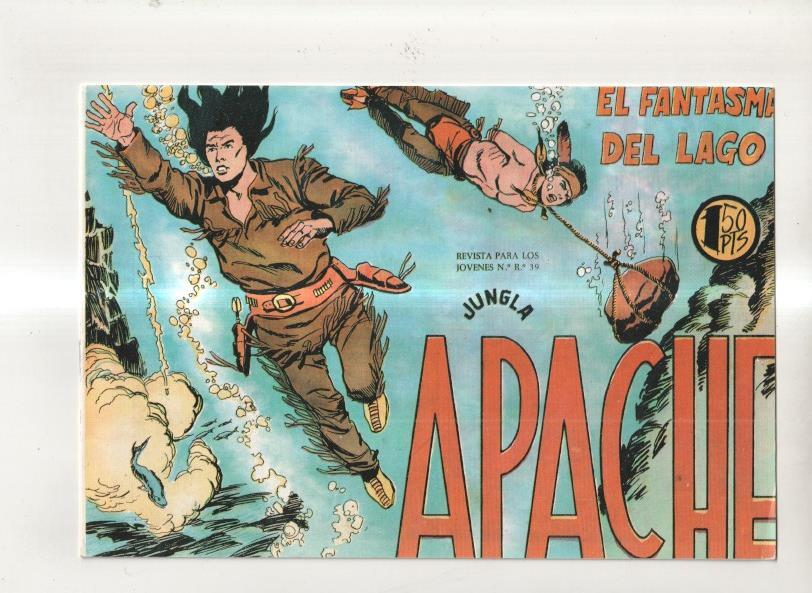 Facsimil: Apache primera serie numero 34: El fantasma del lago