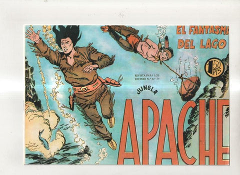 Facsimil: Apache primera serie numero 34: El fantasma del lago