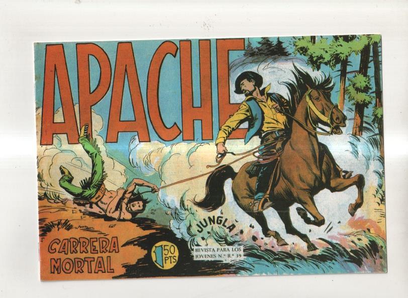 Facsimil: Apache primera serie numero 21: Carrera mortal