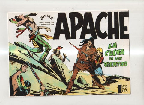 Facsimil: Apache primera serie numero 53: La cueva de los vientos