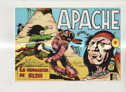 Facsimil: Apache primera serie numero 55: La venganza de Slim