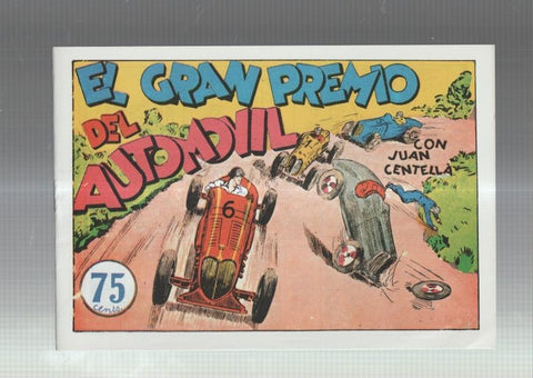Facsimil: Juan Centella segunda serie: El gran premio del automovil