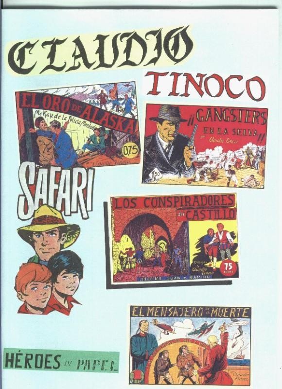 Heroes de Papel facsimil numero 58: Claudio Tinoco