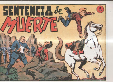 Facsimil: Chispita primera serie numero 21: Sentencia de muerte 