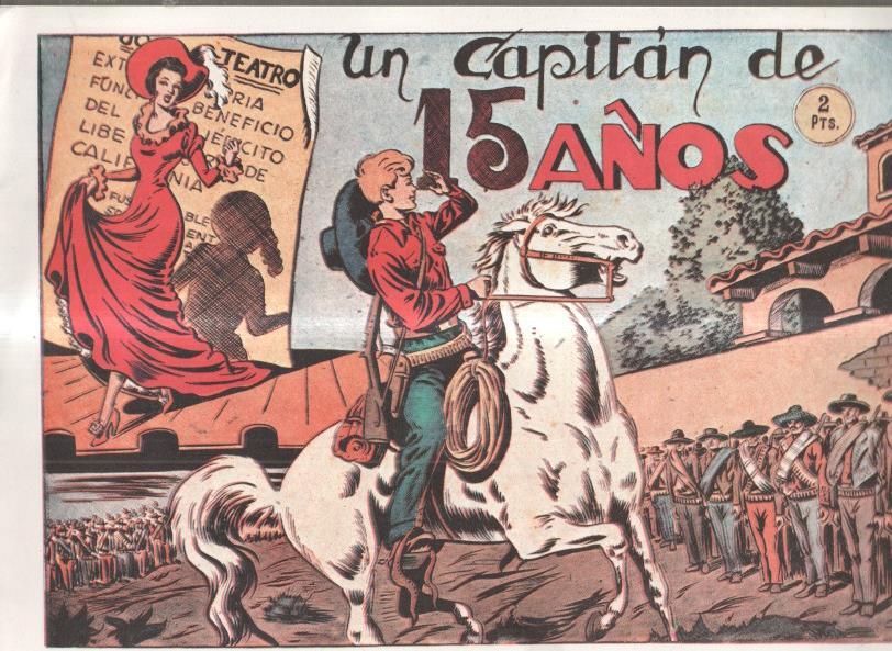 Facsimil: Chispita primera serie numero 13: Un capitan de quince años