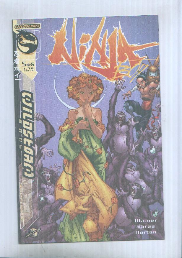 Ninja boy numero 5: Chica asesina mono magico