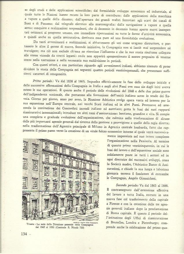LAMINA 40543: Sede en Trieste de la Direzione Generale della Compagnia