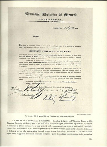 LAMINA 40538: Circular del 18 de agosto de 1838 de la Reunione Adriatica