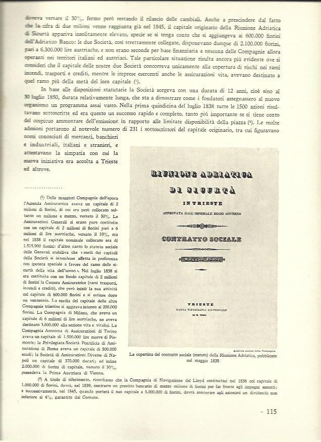 LAMINA 40535: Reunion Adriatica di Sicurta de 1838
