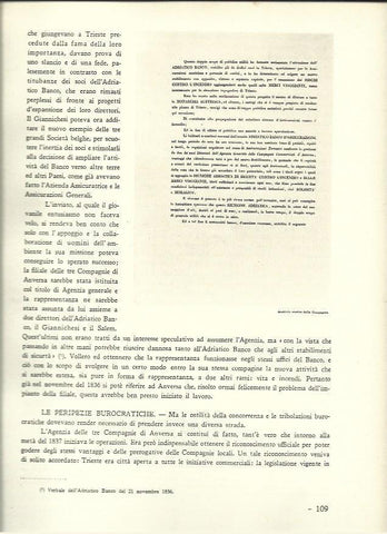 LAMINA 40532: Verbale del Banco Adriatico de 1836