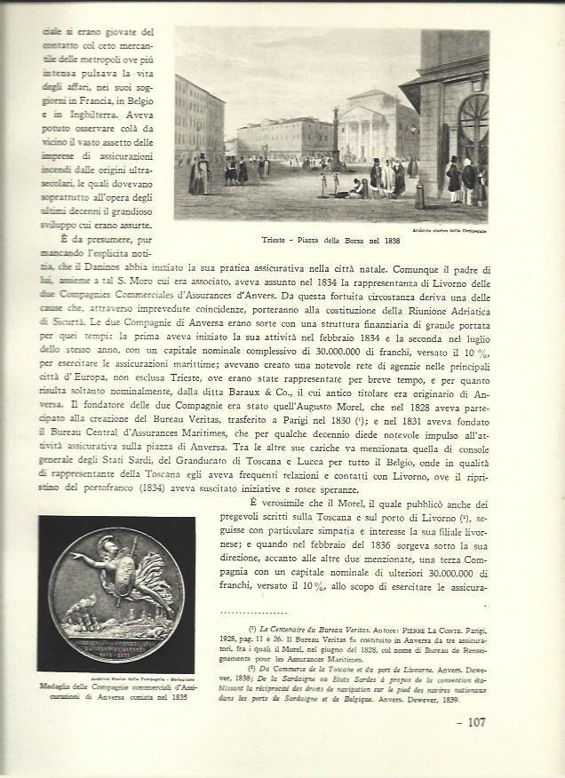 LAMINA 40531: Plaza de la Bolsa en Trieste, 1838