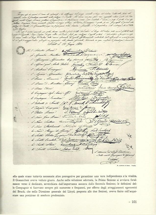 LAMINA 40530: Documento del Banco Adriatico de 1834
