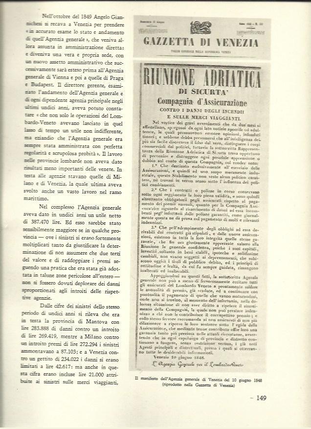 LAMINA 40551: Manifiesto de la Agenzia Generale de Venecia de 1848