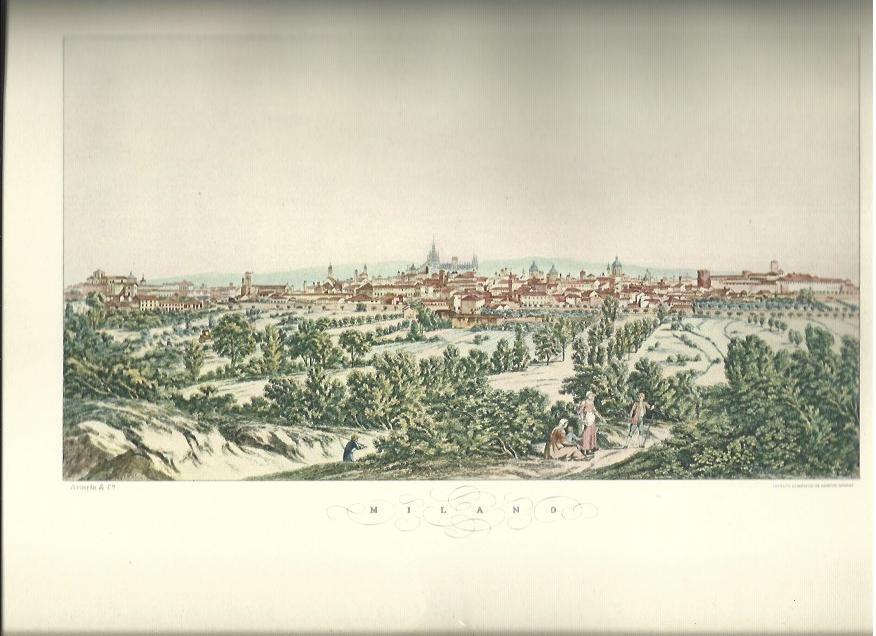 LAMINA 40552: Milan en el siglo XIX