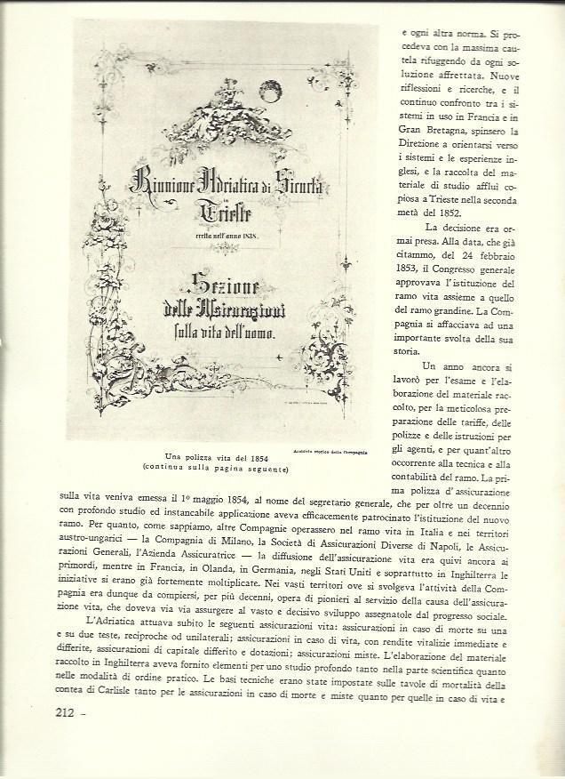 LAMINA 40574: Poliza de vida de 1854