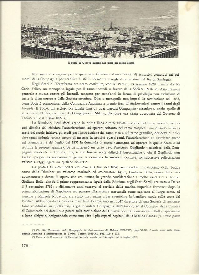 LAMINA 40564: Puerto de Genova en el siglo XIX