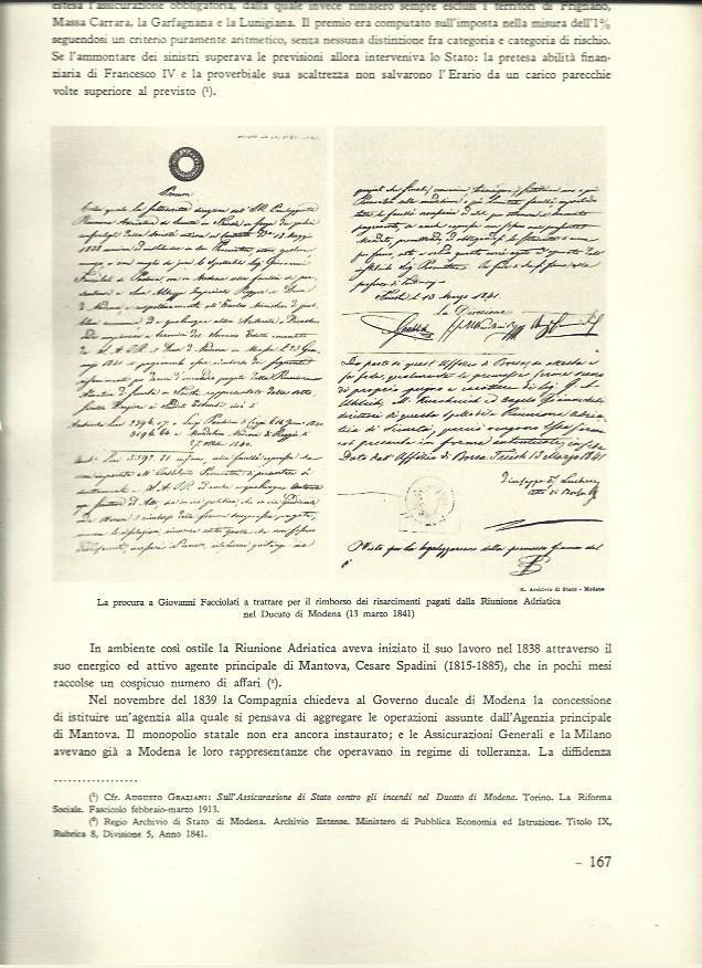 LAMINA 40560: Carta de Giovanni Facciolati a la Reunione Adriatica de Modena