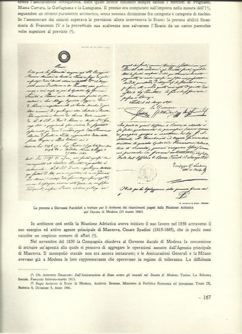 LAMINA 40560: Carta de Giovanni Facciolati a la Reunione Adriatica de Modena