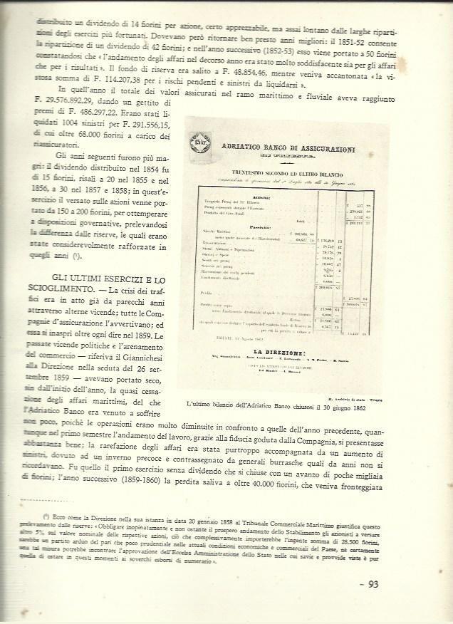LAMINA 40526: Documento del Adriatico Banco de 1862