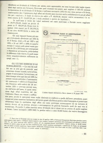 LAMINA 40526: Documento del Adriatico Banco de 1862