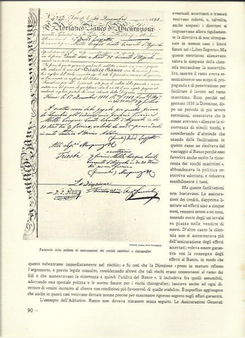 LAMINA 40524: Poliza de credito del Banco Adriatico