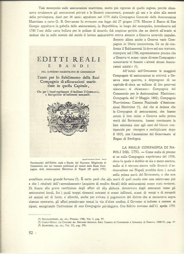 LAMINA 40506: Portada del Bando del Supremo Magistrato di Commercio de 1751