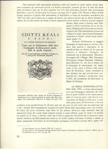 LAMINA 40506: Portada del Bando del Supremo Magistrato di Commercio de 1751