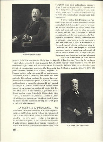LAMINA 40645: Koloman Mikszath y Baron Luigi Lang