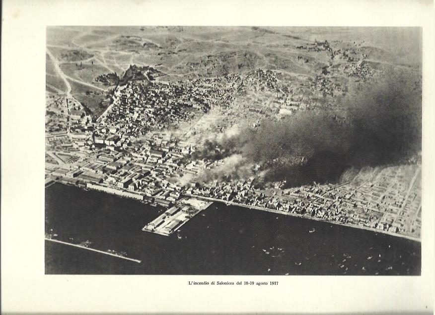 LAMINA 40657: Incendio de Salonico en 1917