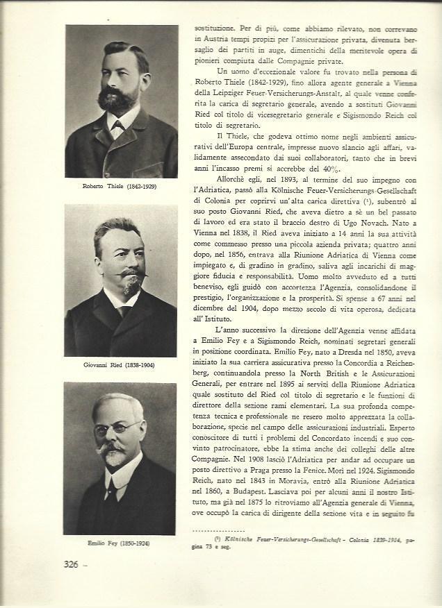 LAMINA 40626: Roberto Thiele, Giovanni Ried y Emilio Fey