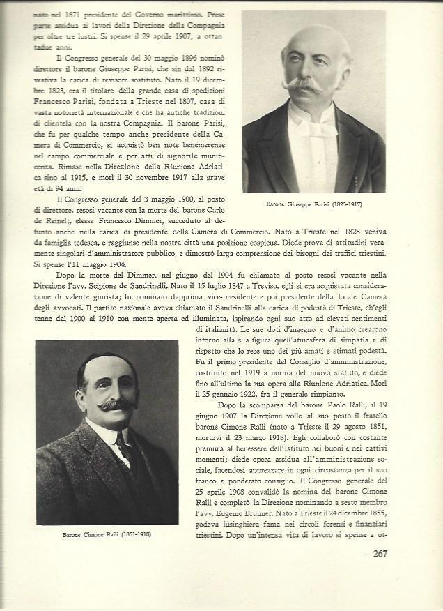 LAMINA 40598: Baron Cimone Ralli y Baron Giuseppe Parisi