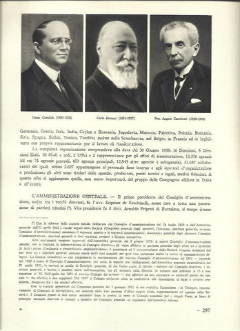 LAMINA 40611: Oscar Cosulich, Carlo Hermet y Angelo Carminati