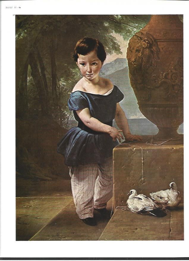 LAMINA 40479: Don Giulio Vigoni niño, por Hayez