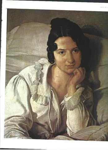 LAMINA 40477: La enferma, por Hayez