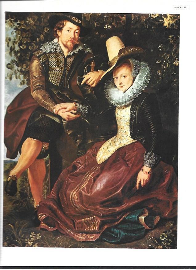 LAMINA 40352: Autorretrato con su esposa Isabel, por Rubens