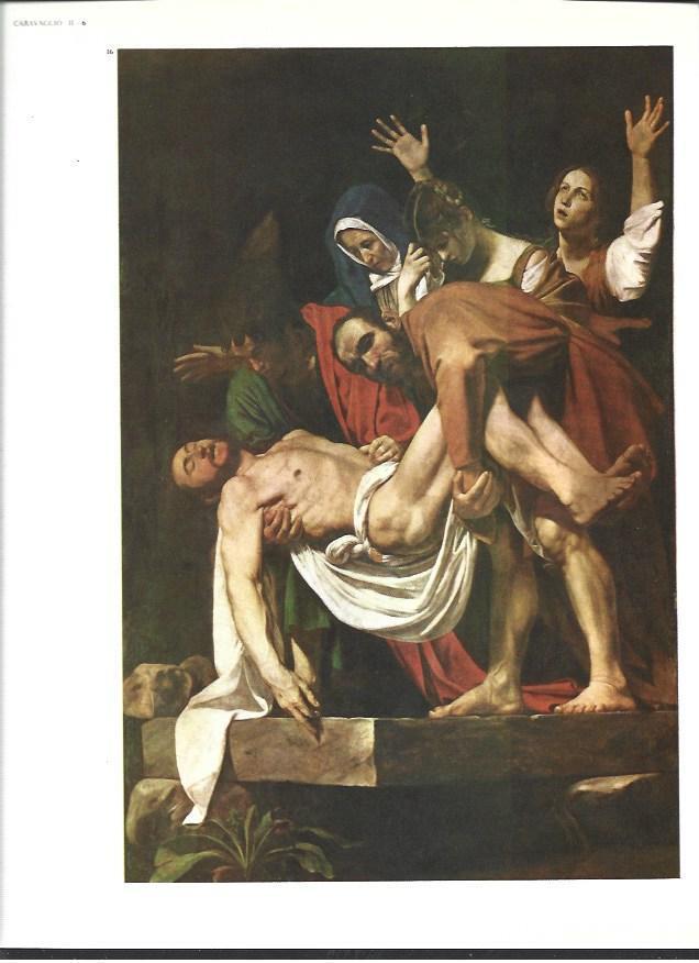 LAMINA 40347: Descendimiento, por Caravaggio